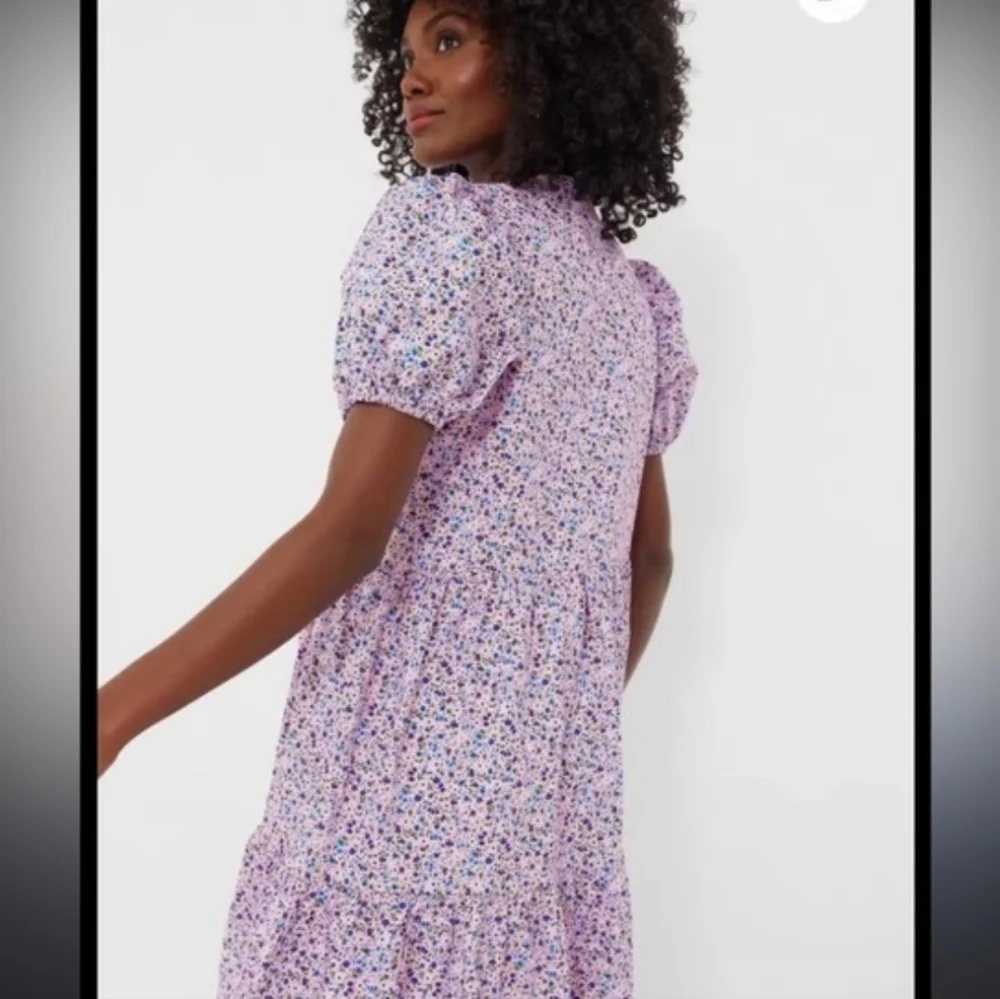 Tuckernuck Hyacinth House Lilac Floral Zip Front Ellie Mini Dress